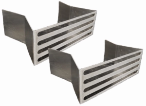 Warming Trends Fire Pit Vent Kit (2) 11.38 x 4-Inch Vents, 18-Inch per vent - VENTBW