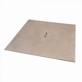 Warming Trends Square Aluminum 20-Inch Fire Pit Cover FPC20SFireproof mat for under fire pit