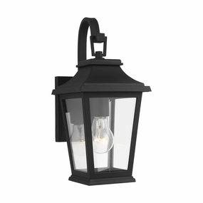 Warren One Light Lantern Textured BlackOutdoor wall sconces with motion sensor
