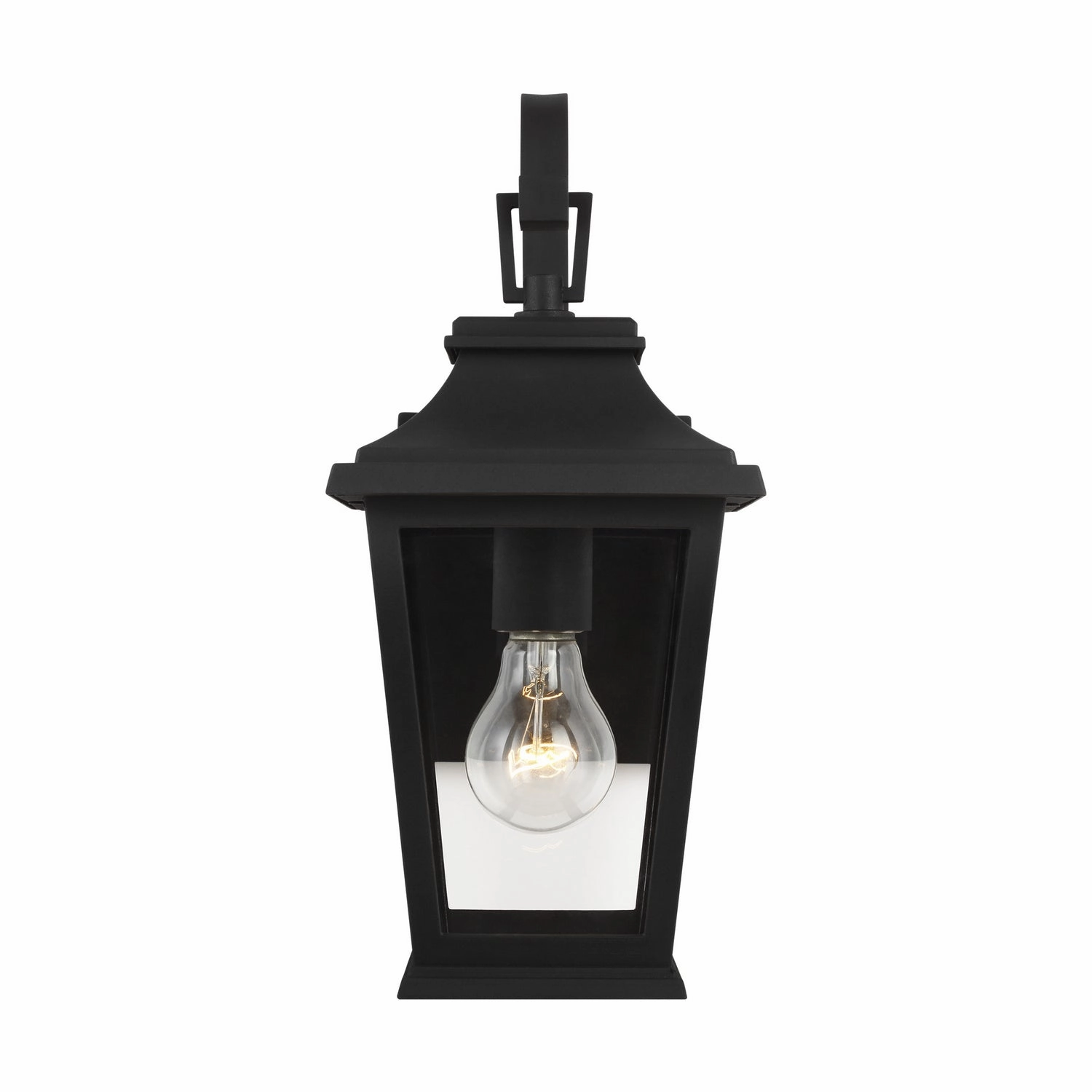 Warren One Light Lantern Textured Black