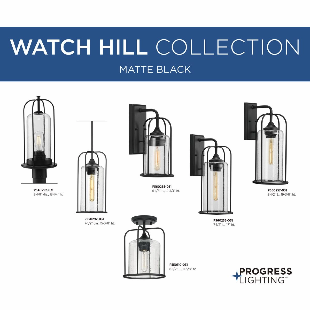 Watch Hill One Light Wall Lantern Textured Black