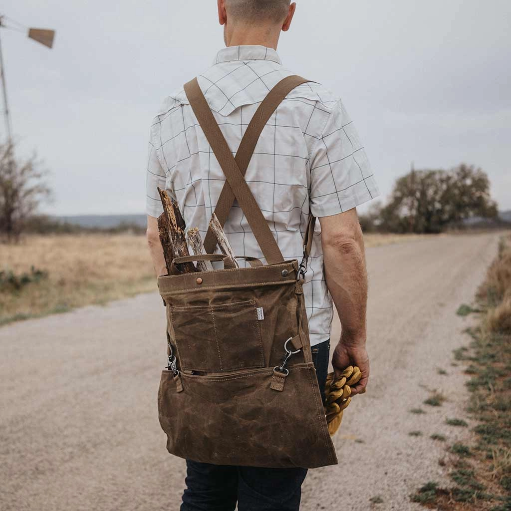 Waxed Canvas Gathering Bag