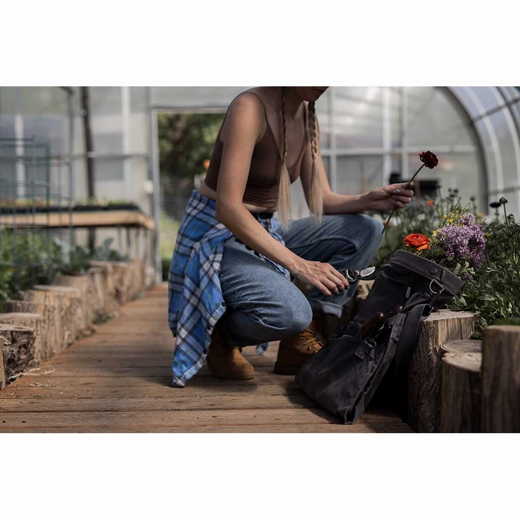 Waxed Canvas Gathering Bag
