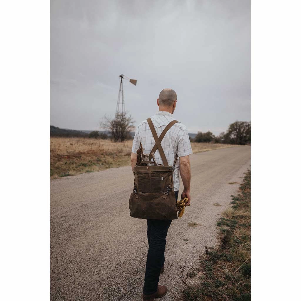 Waxed Canvas Gathering Bag
