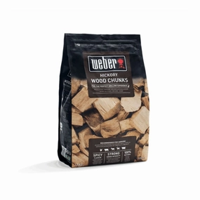 Weber BBQ Hickory Wood Chunks 1.5kg outdoor kitchen cooking station with sink