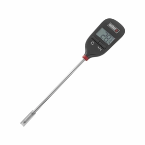 Weber BBQ Instant-Read Thermometer outdoor kitchen cooking station with sink