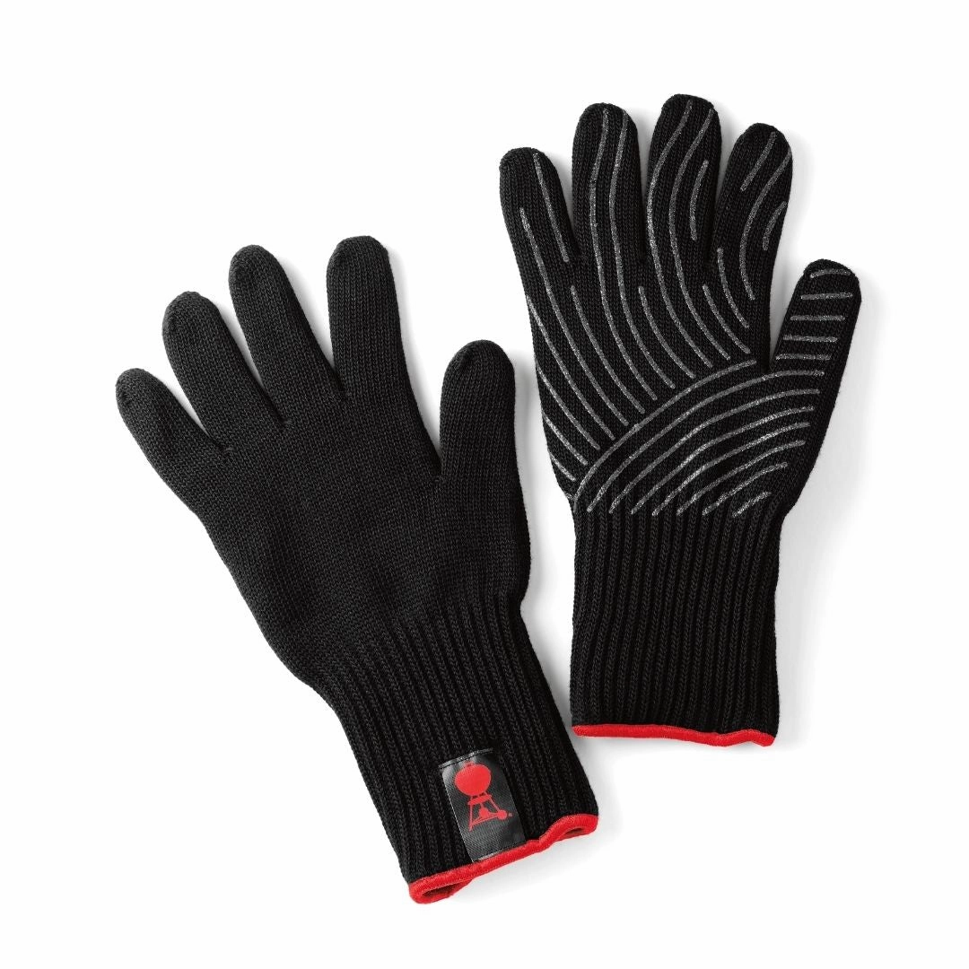Weber BBQ Premium Gloves outdoor kitchen cooking station with sink