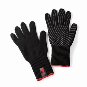Weber BBQ Premium Gloves outdoor kitchen cooking station with sink
