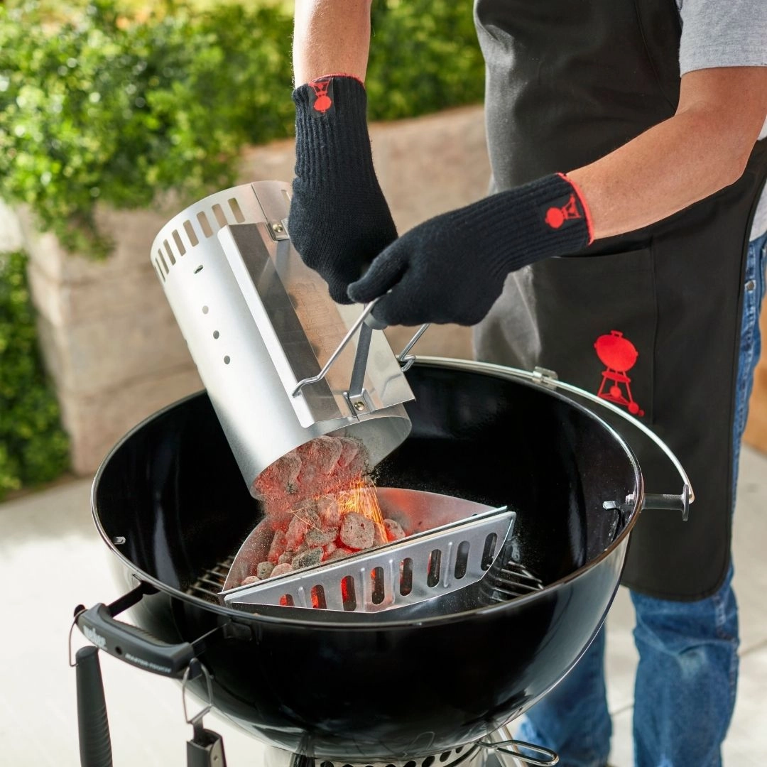 Weber BBQ Rapid Fire Chimney Starter Set