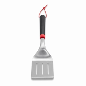 Weber BBQ Spatula outdoor kitchen cooking station with sink