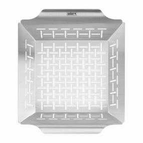 Weber Deluxe Grilling Basket (Large) - 6434 outdoor griddle for camping trips