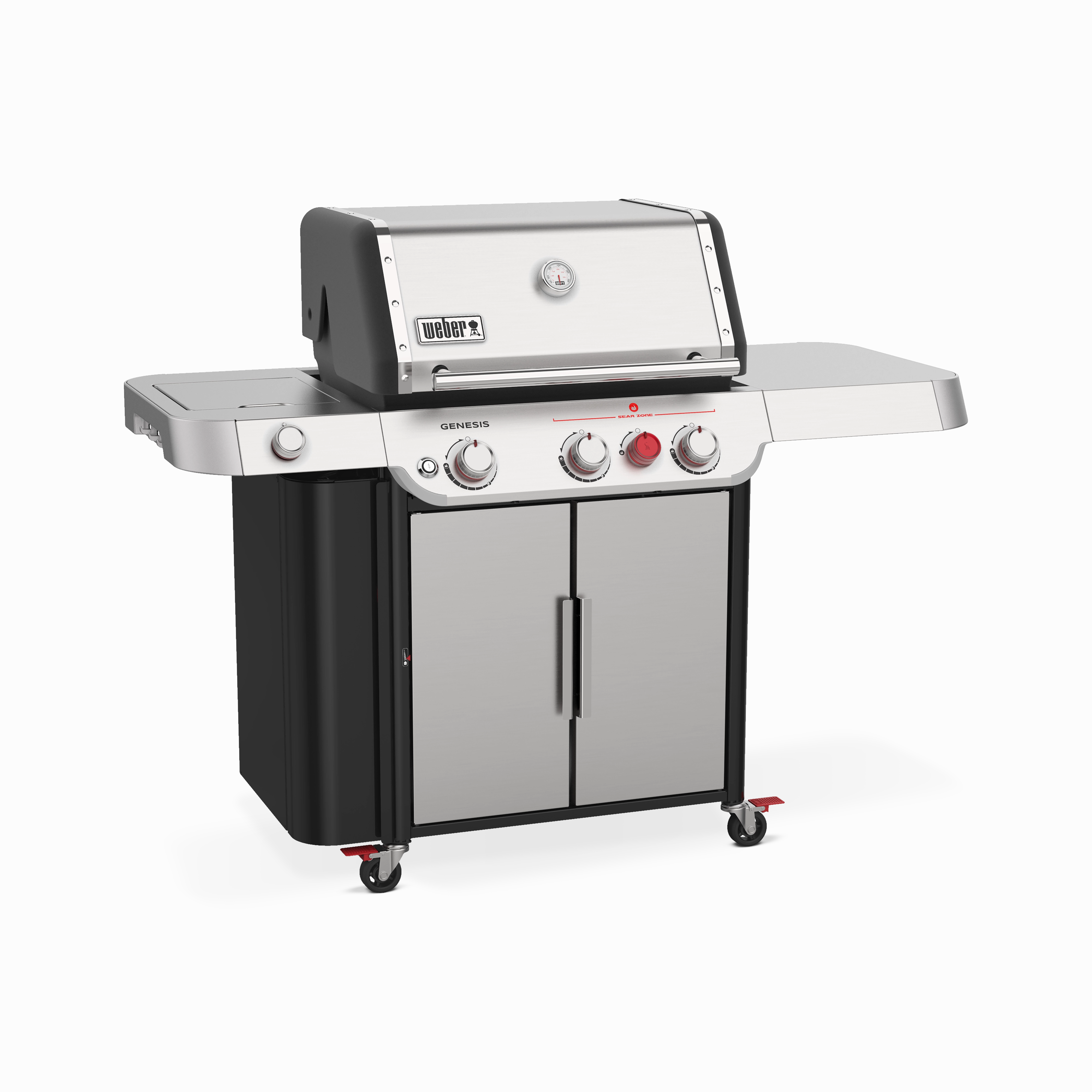 Weber Genesis Stainless Steel S-335 3-Burner 64,000 BTU Propane BBQ - 35400001 outdoor griddle for camping trips