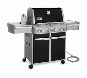 Weber Summit E-470 4-Burner 88,800 BTU Natural Gas BBQ in Black - 7271001 outdoor griddle for camping trips