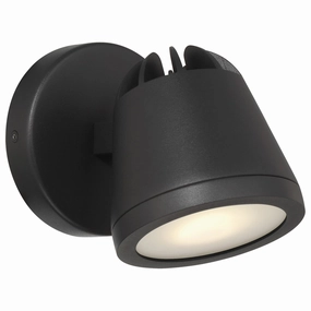 WeeGo Dual Mount LED Spotlight BlackOutdoor wall sconces with motion sensor