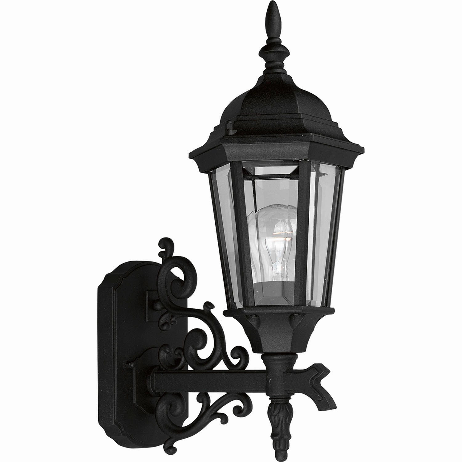 Welbourne One Light Wall Lantern Textured BlackOutdoor wall sconces with motion sensor