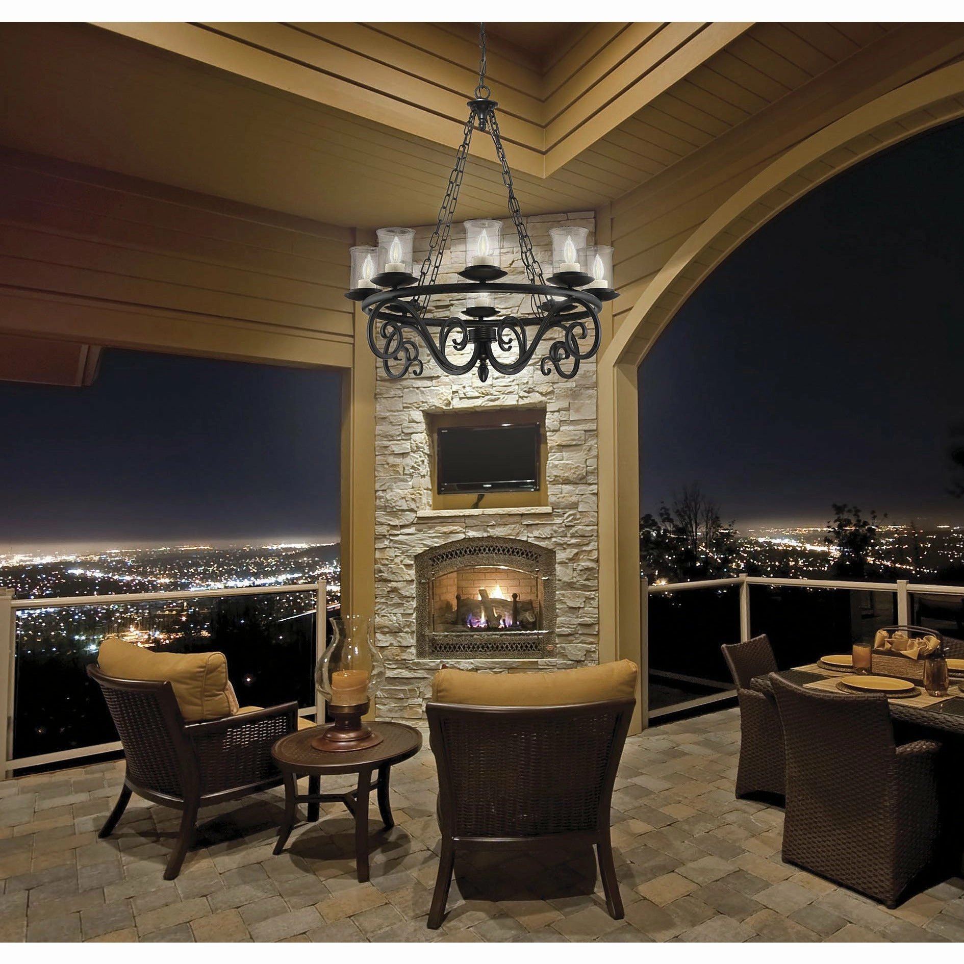 Welch Outdoor Chandelier