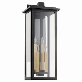 Westerly Four Light Lantern Textured BlackOutdoor wall sconces with motion sensor
