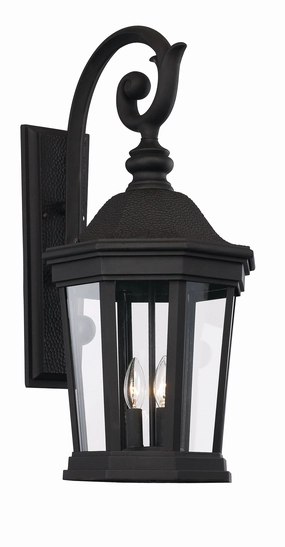 Westfield Three Light Wall Lantern BlackOutdoor wall sconces with motion sensor