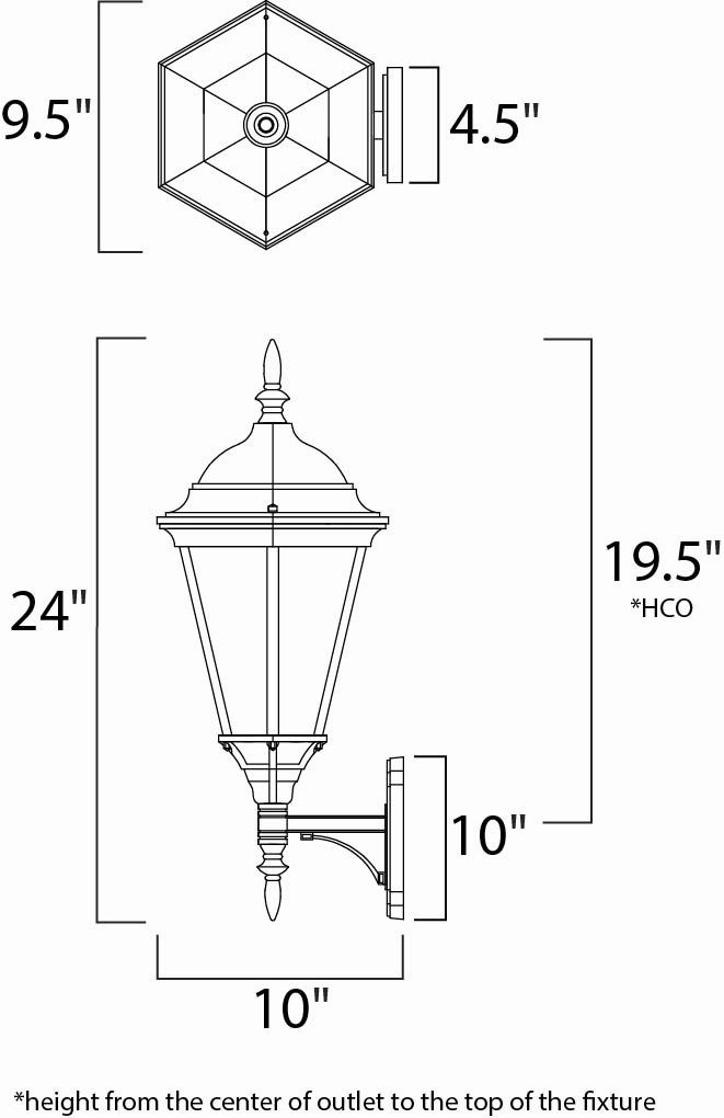 Westlake LED E26 LED Outdoor Wall Sconce Rust Patina