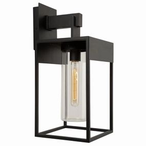 Weybridge One Light Outdoor Wall Mount BlackOutdoor wall sconces with motion sensor