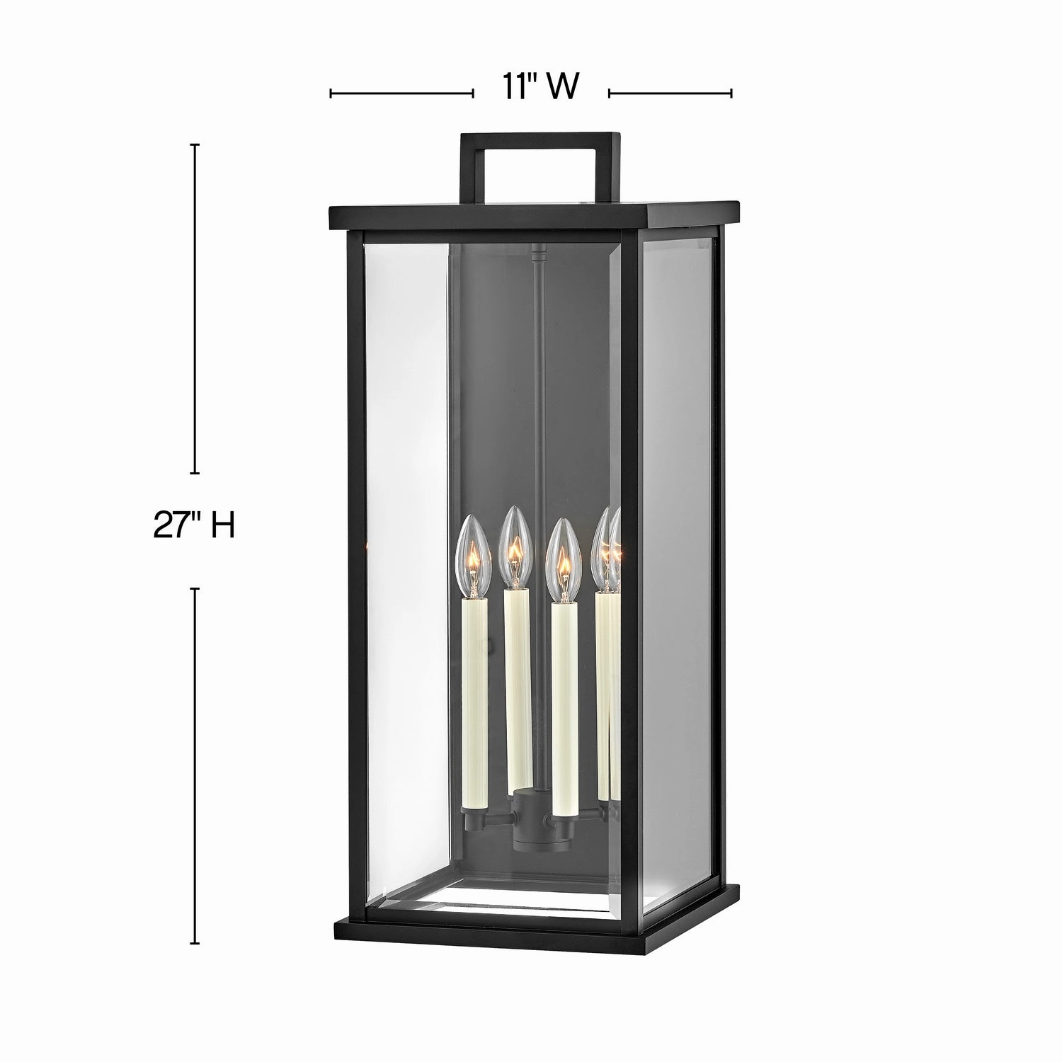 Weymouth LED Wall Mount Black