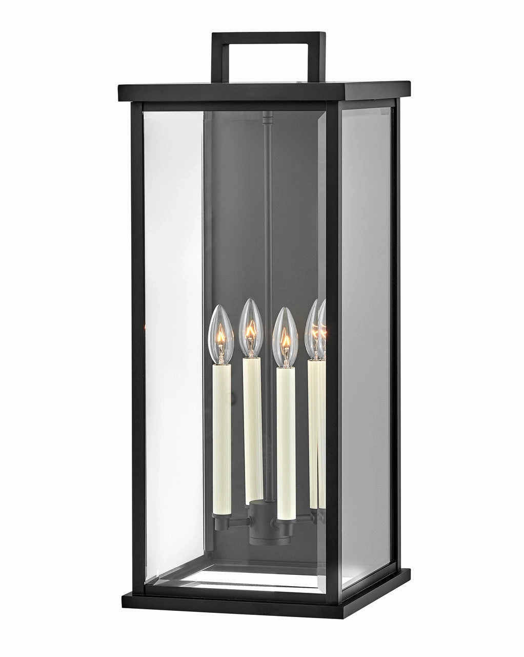 Weymouth LED Wall Mount BlackOutdoor wall sconces with motion sensor