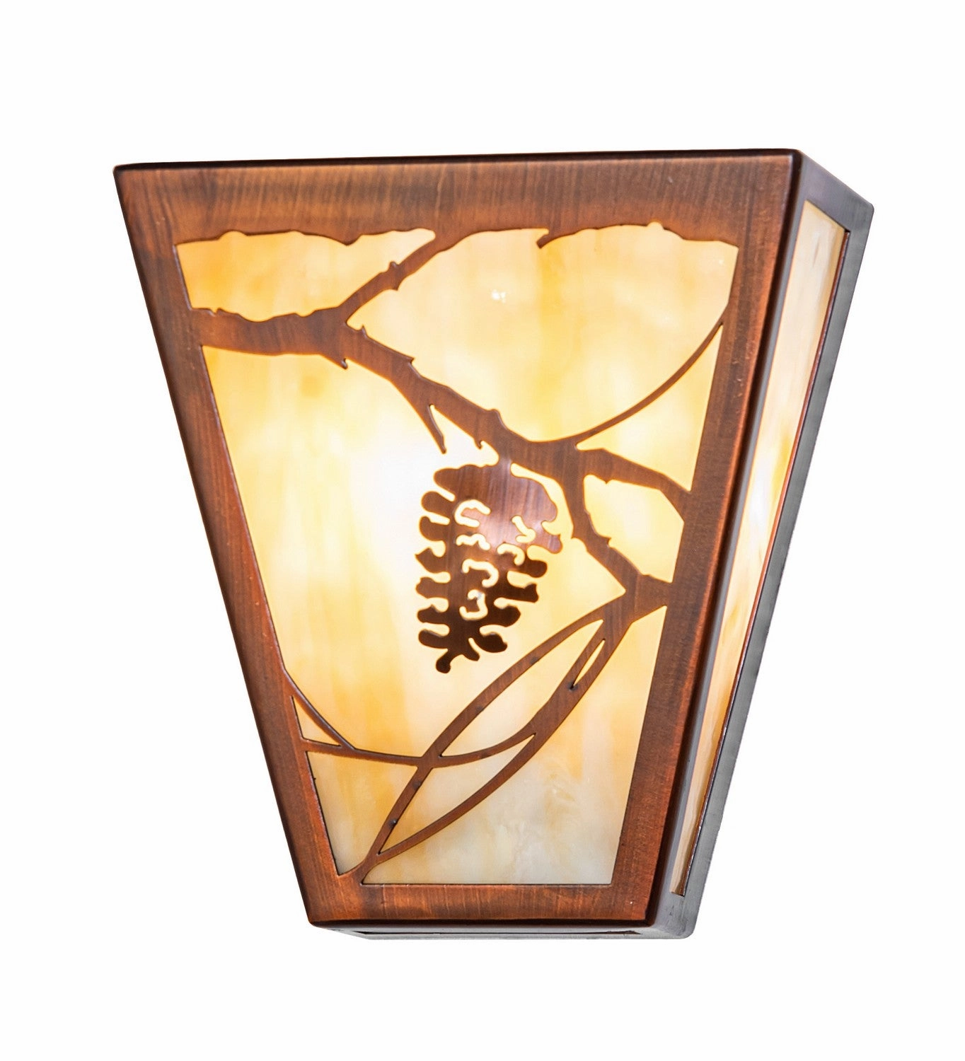 Whispering Pines Three Light Wall Sconce Vintage CopperOutdoor wall sconces with motion sensor