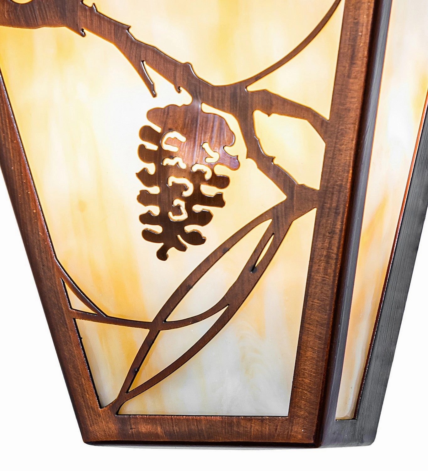 Whispering Pines Three Light Wall Sconce Vintage Copper