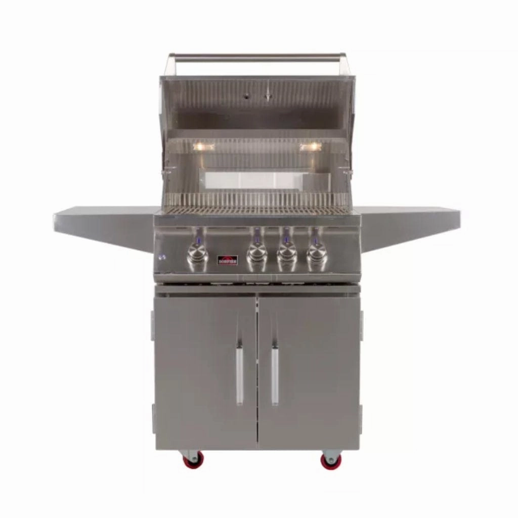Whistler by Bonfire Outdoor 28 inch 3-Burner Freestanding Propane Grill with Infrared Rear Burner CBF3DD-LP large capacity charcoal BBQ grills