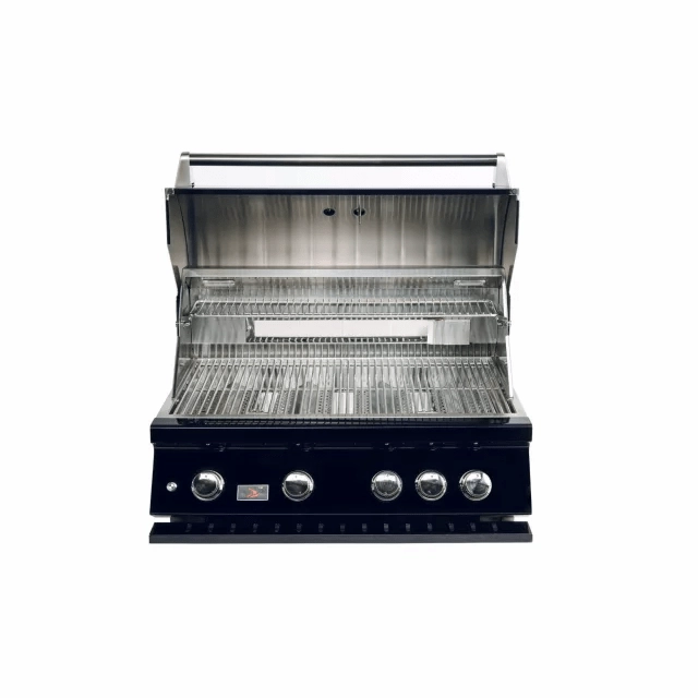 Whistler by Bonfire Outdoor 34 inch Black Series 4-Burner Built-In Propane Grill with Infrared Rear Burner CBB4-B-LP large capacity charcoal BBQ grills