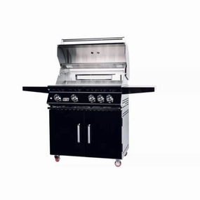 Whistler by Bonfire Outdoor Black Series 34 inch 4-Burner Freestanding Propane Grill with Infrared Rear Burner CBF4DD-B-LP large capacity charcoal BBQ grills