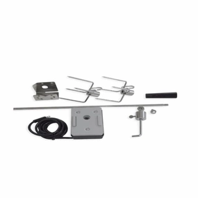 Whistler by Bonfire Outdoor Heavy Duty Rotisserie KitStainless steel BBQ tool set