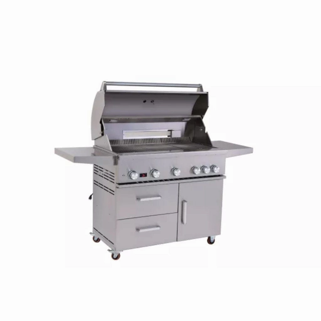 Whistler by Bonfire Outdoor Prime 500 42 inch 5-Burner Freestanding Propane Grill with Infrared Rear Burner CBF500CDC-LP