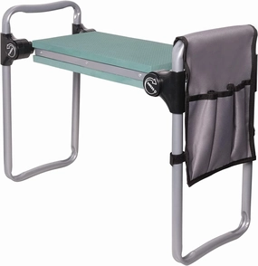 Widen Upgrade Foldable Garden Kneeler Bench and Seat Stool w/Tool Pocket, Green ergonomic garden hand tools for seniors