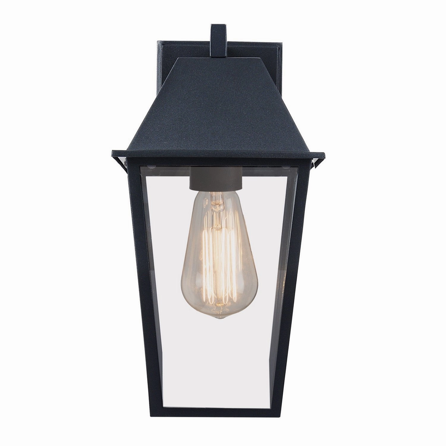Winchester One Light Outdoor Wall Mount Black