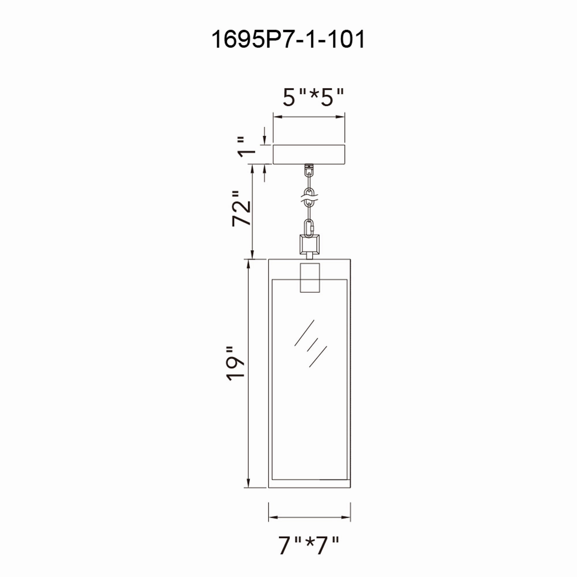 Windsor 1-Light Outdoor Pendant