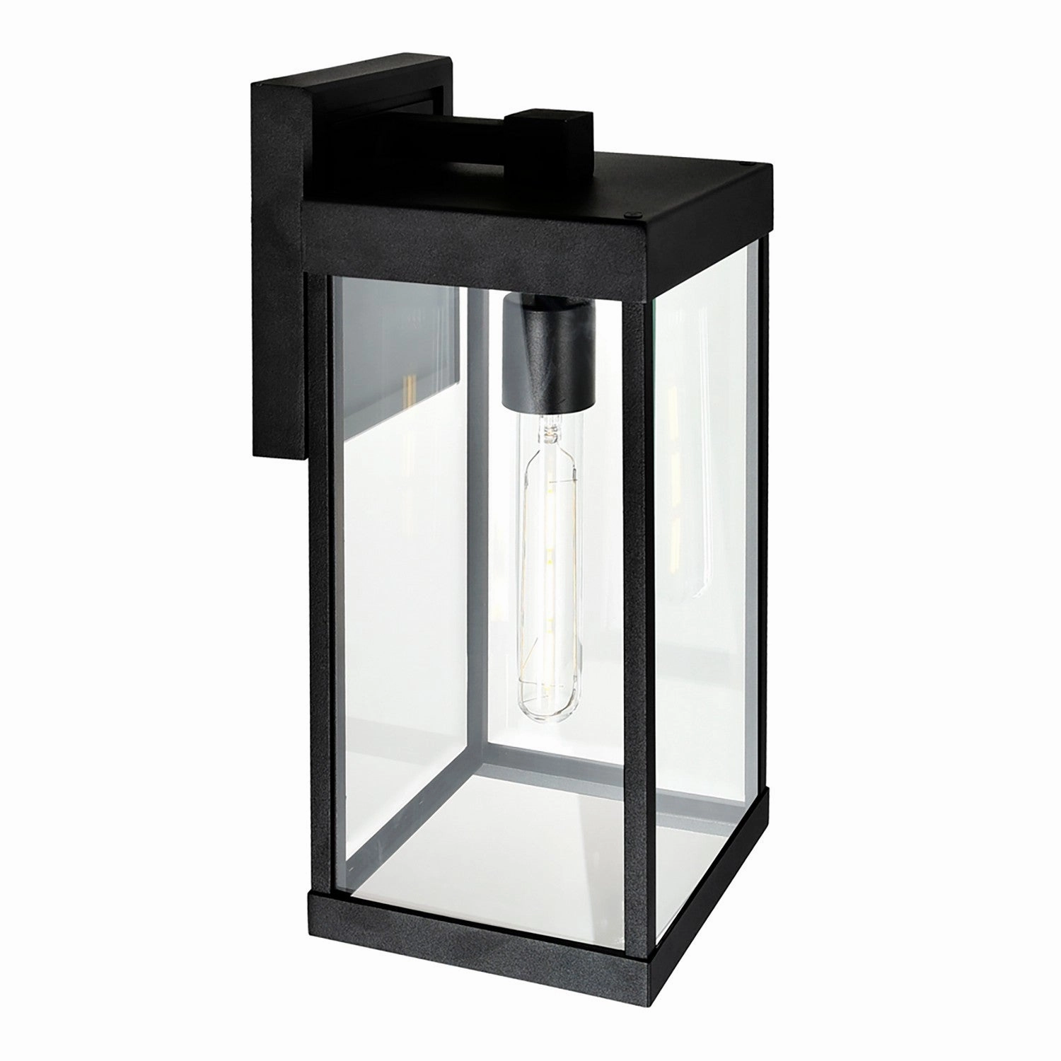 Windsor One Light Outdoor Wall Mount Black