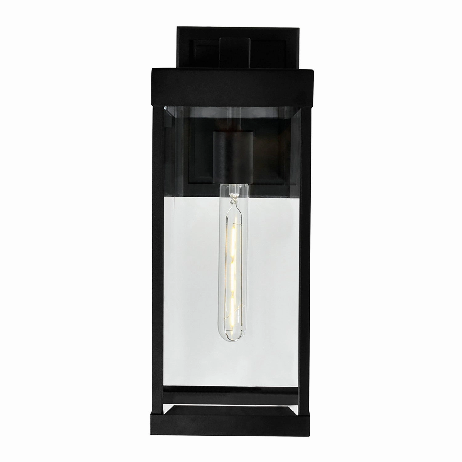 Windsor One Light Outdoor Wall Mount Black