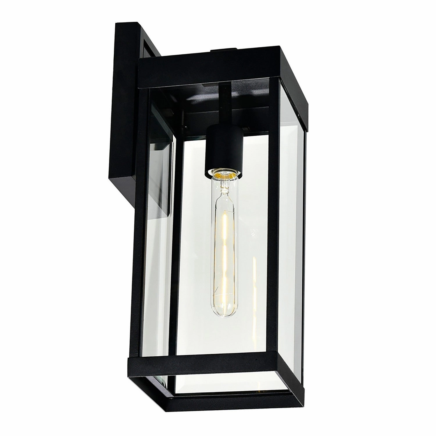 Windsor One Light Outdoor Wall Mount Black