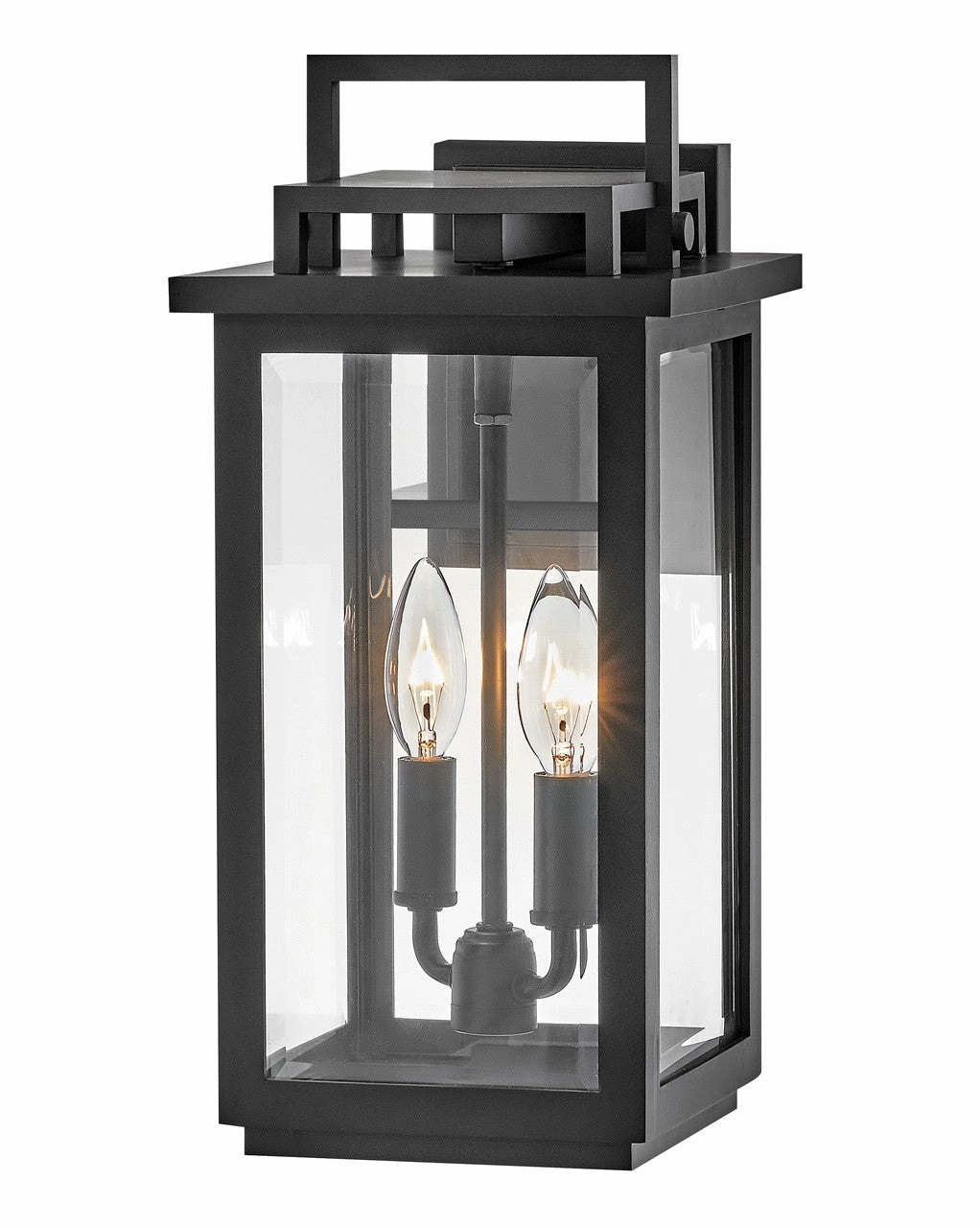 Winthorpe LED Wall Mount Lantern BlackOutdoor wall sconces with motion sensor