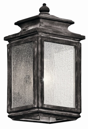 Wiscombe Park One Light Outdoor Wall Mount Weathered ZincOutdoor wall sconces with motion sensor