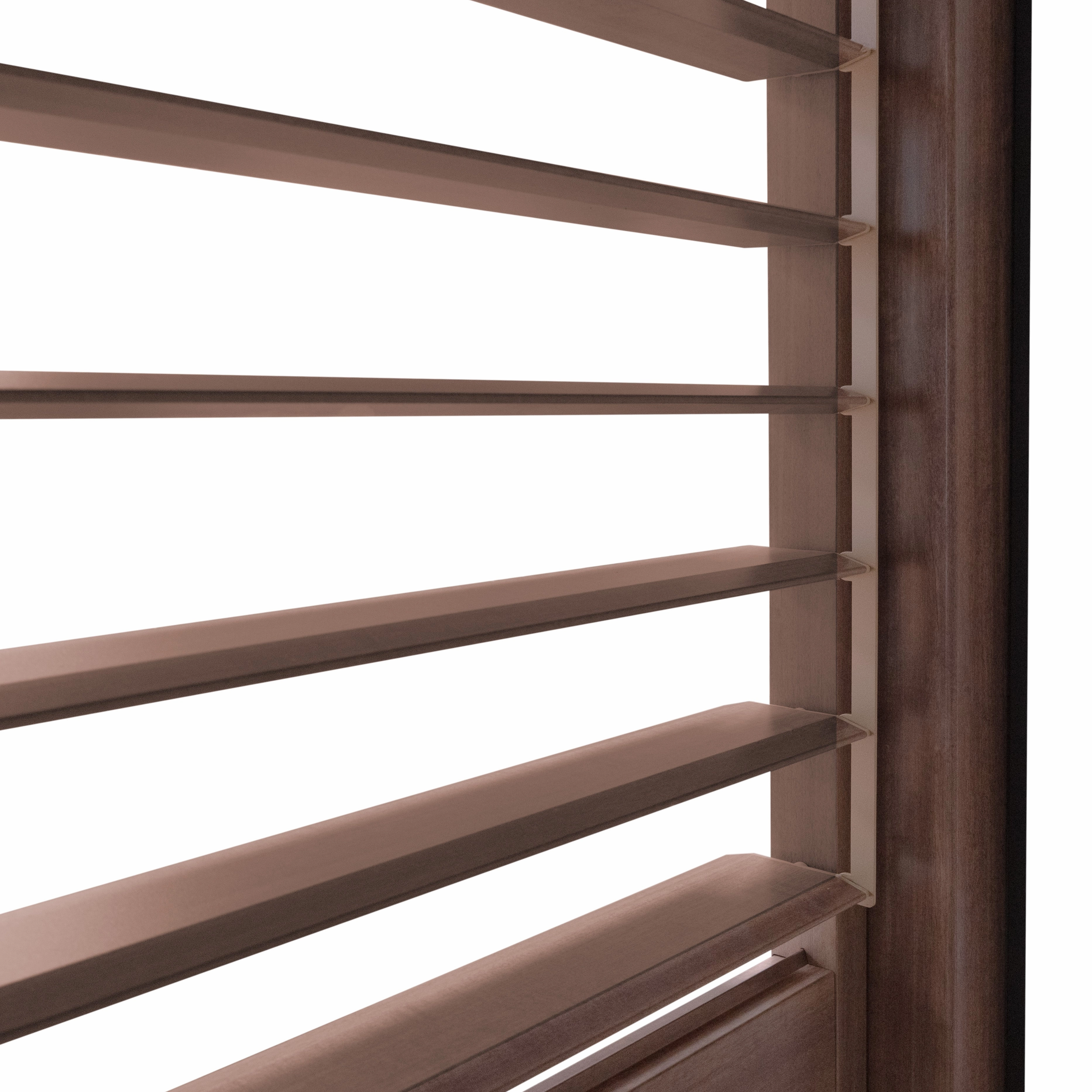 Wood Effect Aluminium Pergola 3 x 3m with 2 Louvre Panels