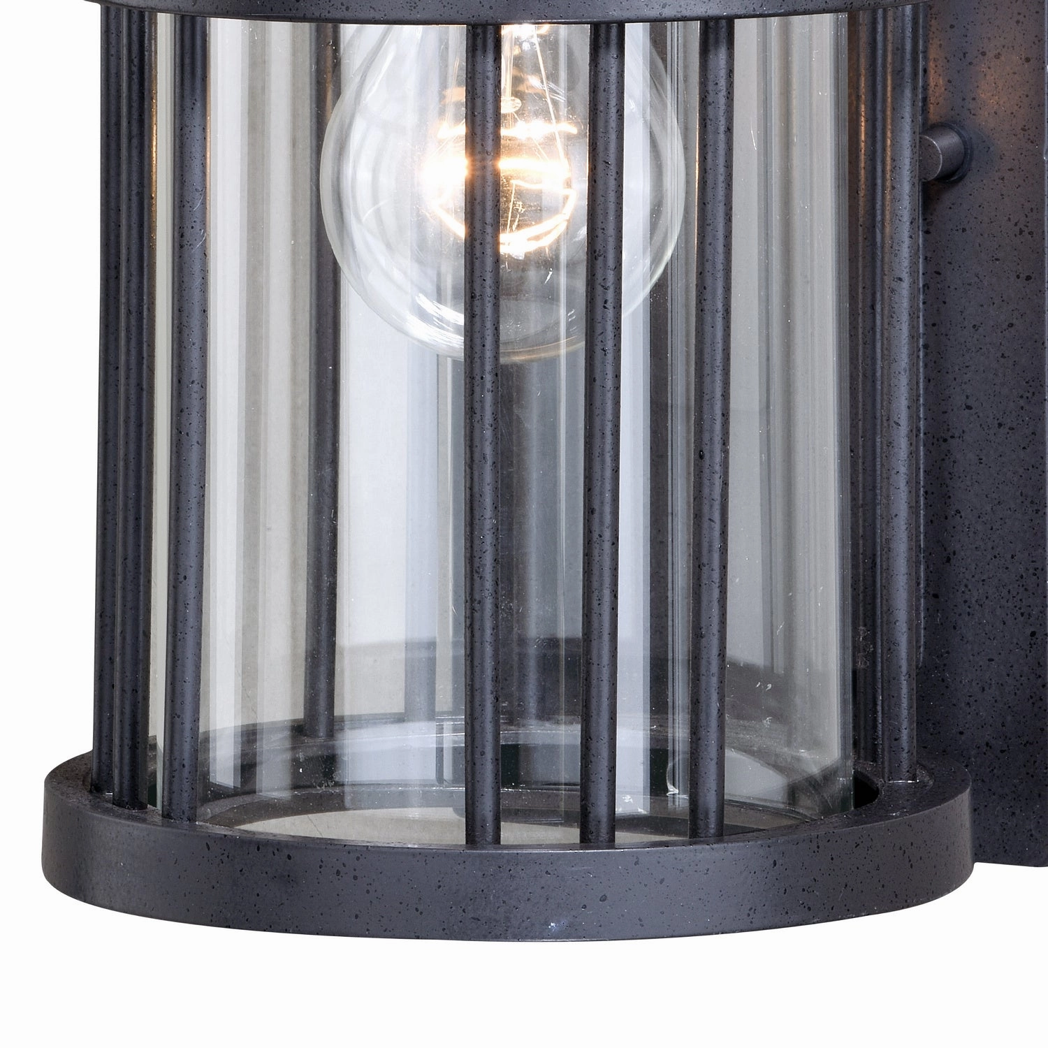 Wrightwood One Light Motion Sensor Outdoor Wall Light Vintage Black