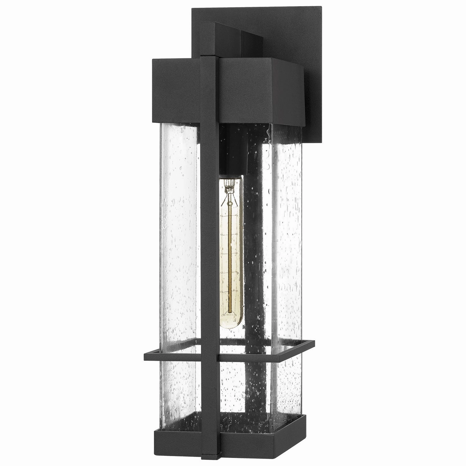 Wynn One Light Outdoor Wall Mount Earth Black