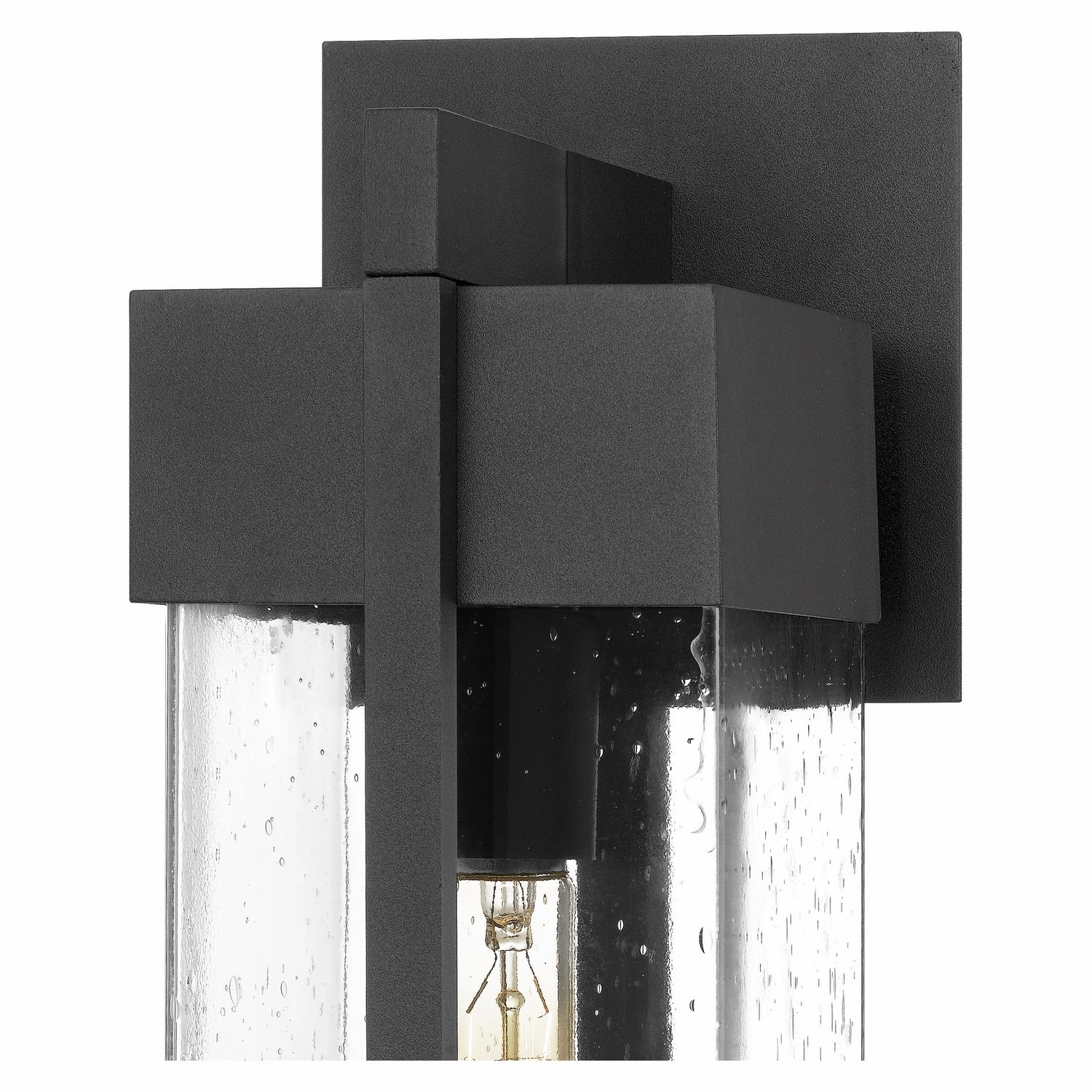 Wynn One Light Outdoor Wall Mount Earth Black
