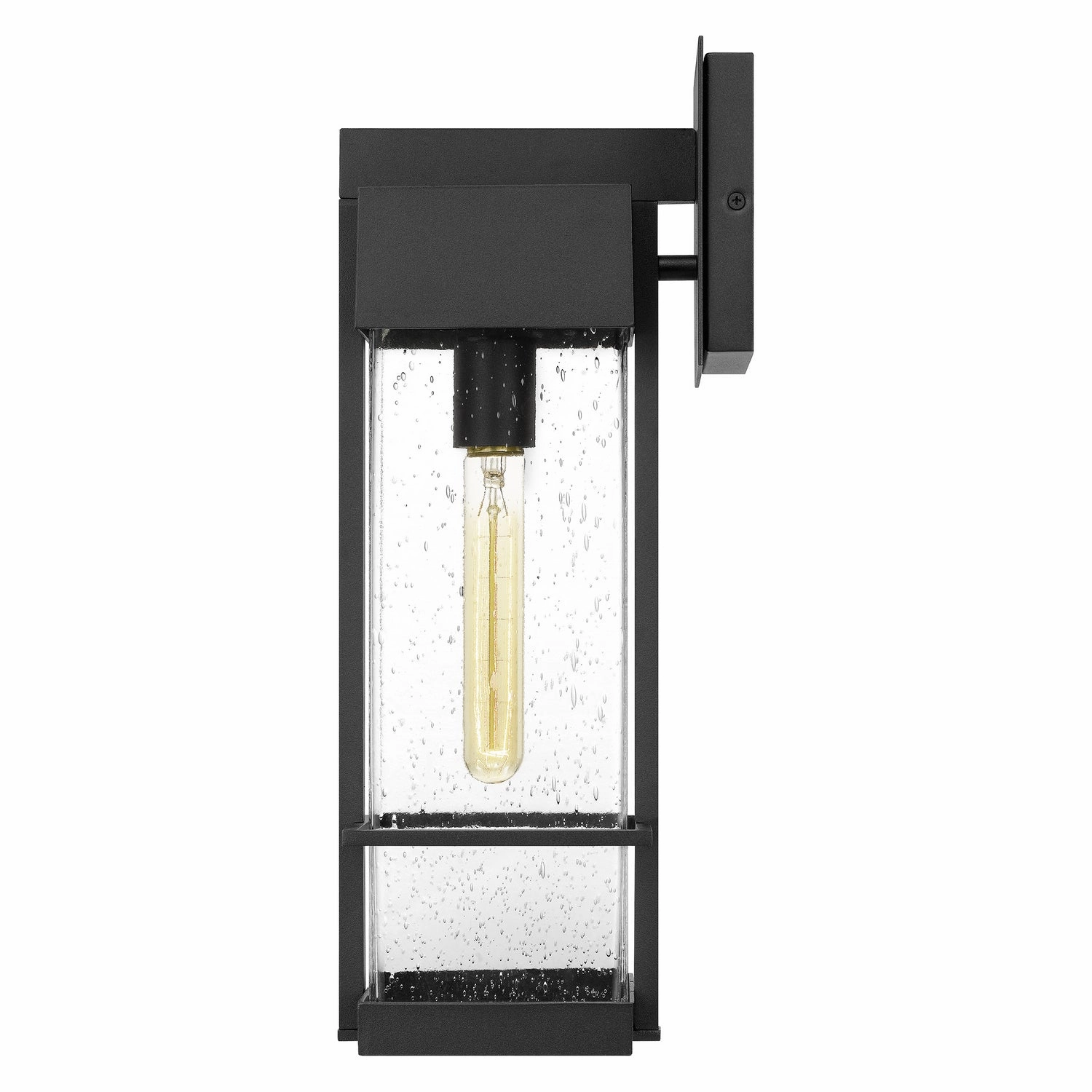 Wynn One Light Outdoor Wall Mount Earth Black