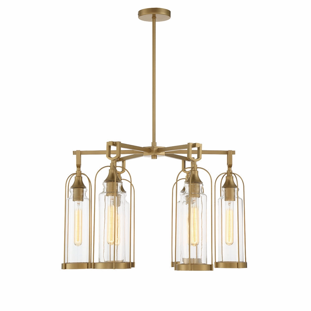Yasmin 27" 6 Light Outdoor Chandelier