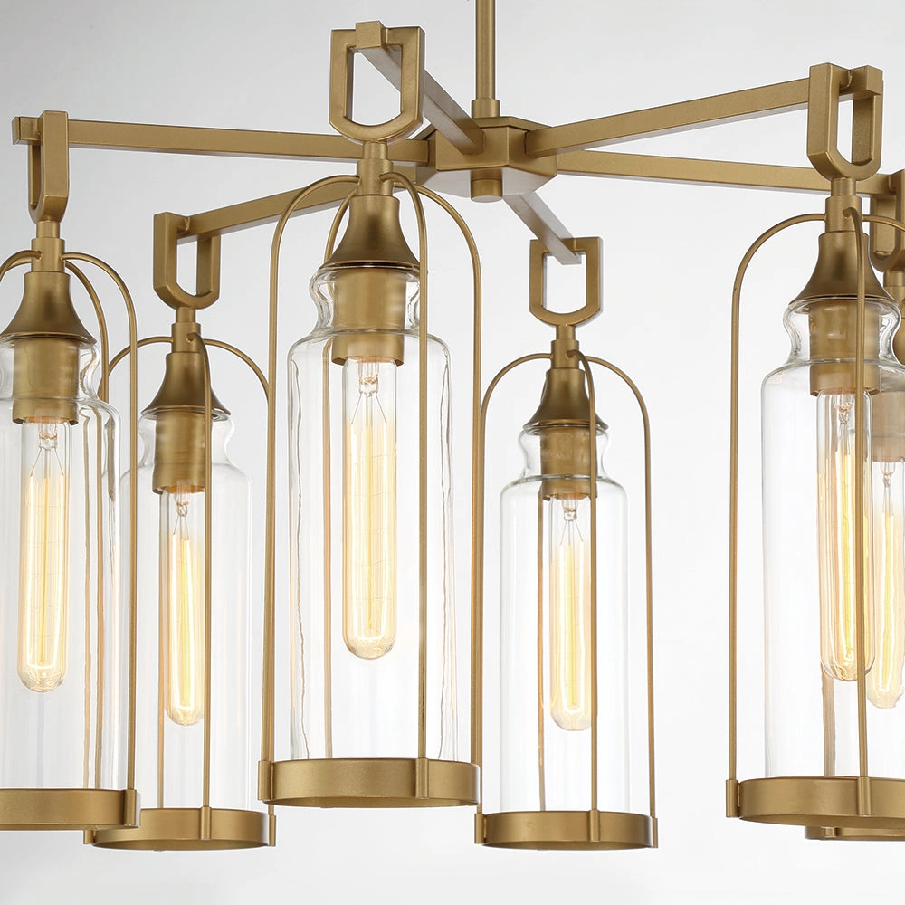 Yasmin 27" 6 Light Outdoor Chandelier
