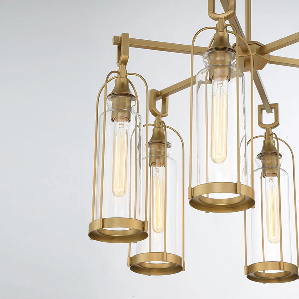 Yasmin 27" 6 Light Outdoor Chandelier