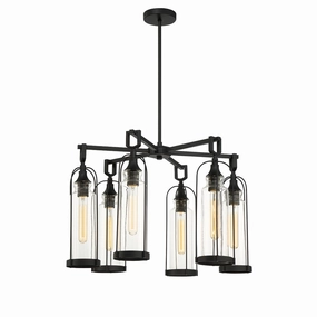Yasmin 27" 6 Light Outdoor ChandelierWeatherproof outdoor lighting